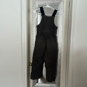 Walls brand Kids rugged outdoor overall bibs.